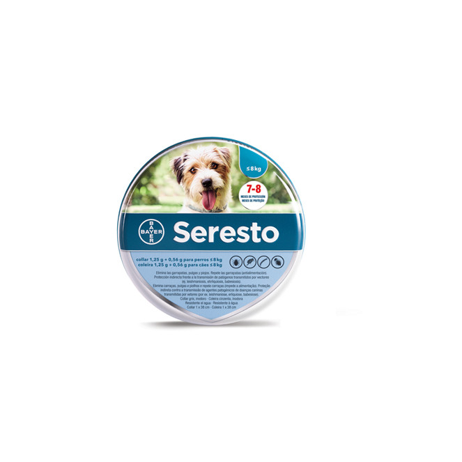 SERESTO COLLAR PERRO PEQUEÑO -8KG (LATA 38 CM)