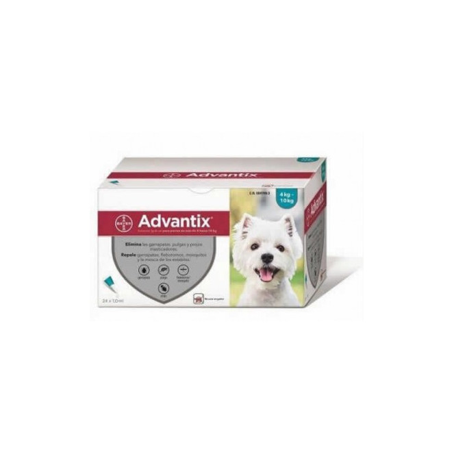 ADVANTIX SPOT-ON PERROS 24 PPTS (4-10 KG)