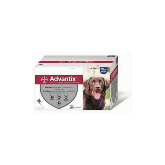 ADVANTIX SPOT-ON PERROS 24 PPTS (25-40 KG)