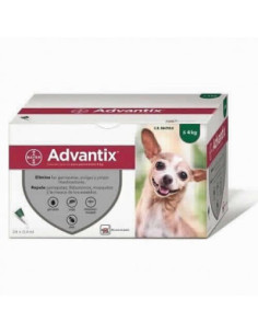 ADVANTIX SPOT-ON PERROS 24 PPTS (- 4 KG)