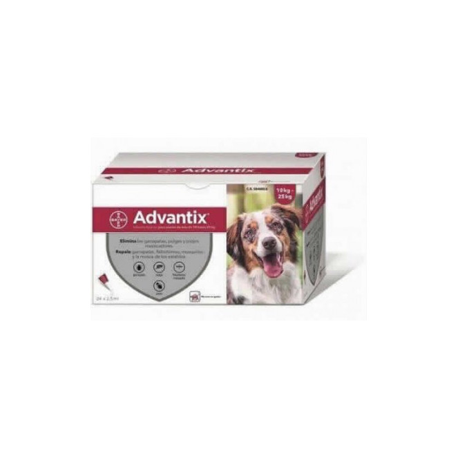 ADVANTIX SPOT-ON PERROS 24 PPTS (10-25 KG)