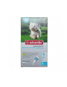 ADVANTIX SPOT-ON PERROS 4 PPTS (4-10 KG) 1,0 ML