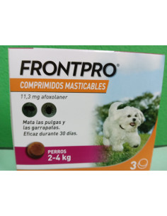 FRONTPRO PERROS 11 MG (2-4 KG) //S// (3 COMP.)