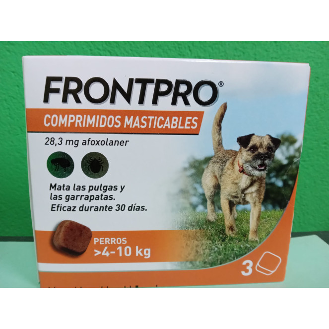 FRONTPRO PERROS 28 MG (4-10 KG) //M// (3 COMP.)