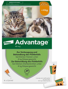 ADVANTAGE40 GATOS (- 4 KG) (4 PPTS)