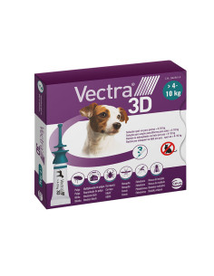 VECTRA 3D PERRO (4-10KG) 3 PPT VERDE