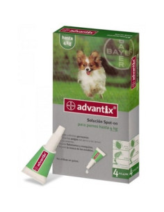 ADVANTIX SPOT-ON PERROS 6 PPTS (HASTA 4 KG) 0,4 ML